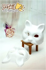 หน้ากากครึ่งหน้ารูปจิ้งจอก 01 (เซต 10 ใบ)